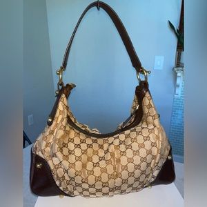 Gucci Monogram Soho Hobo Bag
